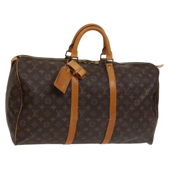 LOUIS VUITTON Monogram Keepall 50 Boston Bag M41426 - Picture 1 of 16